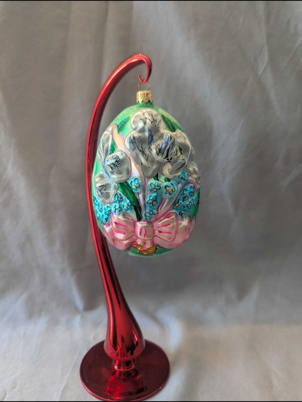 Christopher Radko Egg Blossom Easter Spring Ornament Retired